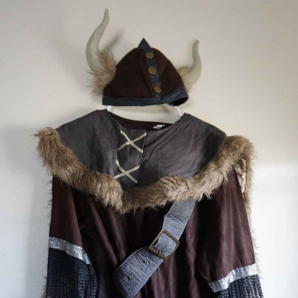 Viking Warrior Costume Deluxe Mens L